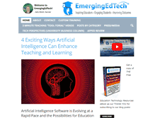 Tablet Screenshot of emergingedtech.com